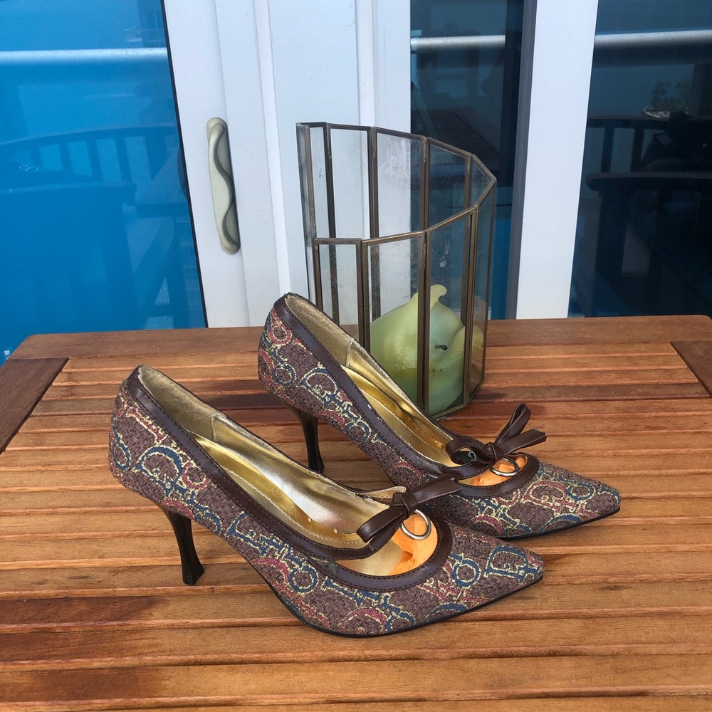 Vintage Dior Monogram Pumps